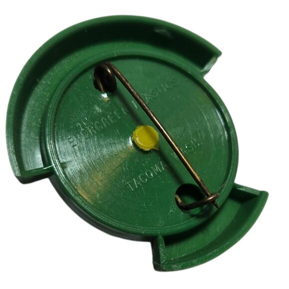 Vintage 1959 Daffodil Festival Pin Puyallup Washington Brooch Yellow Green - Picture 11 of 16